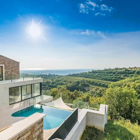 Luxury With A Swimming Pool Momjan, Istria - Sredisnja Istra - 27708 Merisce